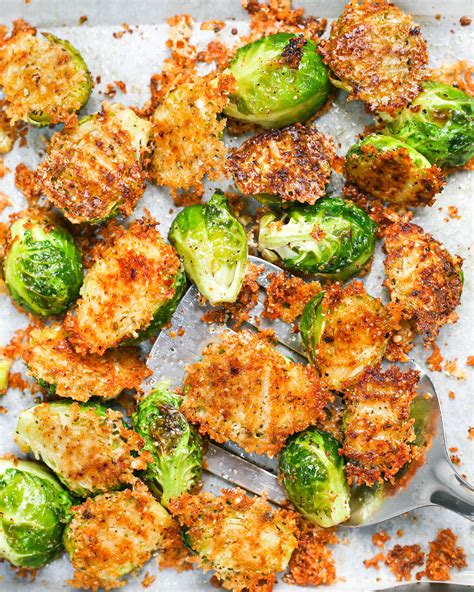Savory Garlic Parmesan Roasted Brussels Sprouts